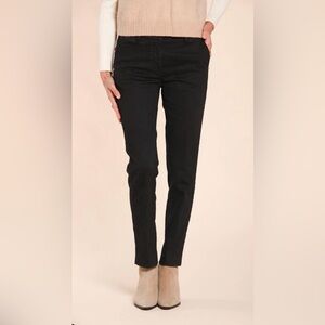 Mason’s Forte Dei Marmi NWT Women’s Black Chino New York Slim Pants Sz 38/US 2